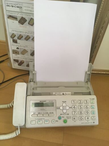 SHARP デジタルコードレスFAX 子機1台付き UX-D17CL