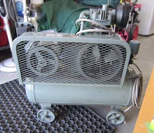札幌市内限定 ジャンク 日立 ベビコン 圧力開閉器式 エアーコンプレッサー 0.75P-9.5VD5 札幌市 白石区 東札幌