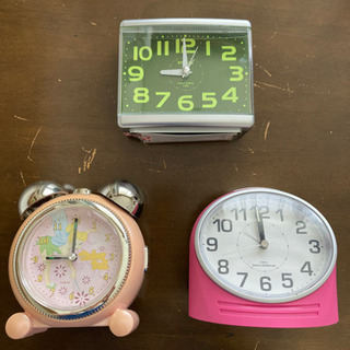 置き時計　中古品　3点セット
