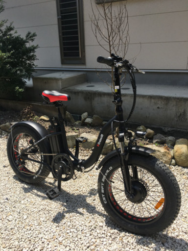【美車】フルも可能な電動アシスト折りたたみ自転車(ファットバイク)