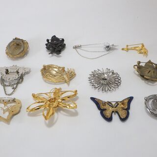 ブローチ 12セット まとめ売り ①の画像