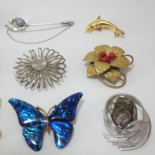 ブローチ 12セット まとめ売り ①の画像