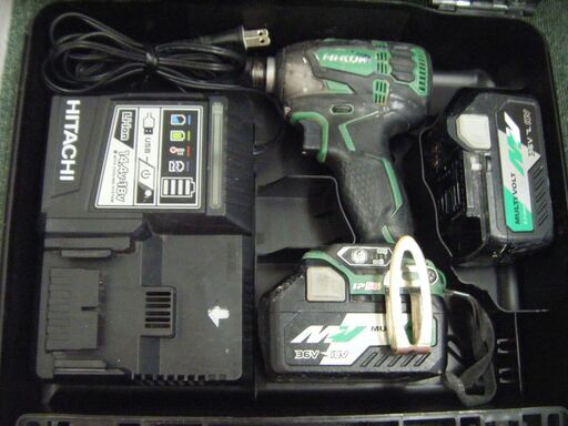 ハイコーキ　インパクトドライバ　WH36DA　中古品　36V　フルセット