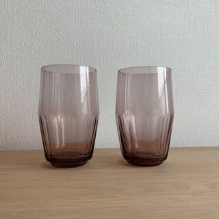 ヴィンテージグラス２個セットの画像