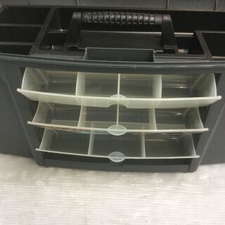 TOOL BOX ツールボックス 工具箱 プラスチック製 道具箱 DIY 大工 MJ-2037 535×300×280mm　の画像