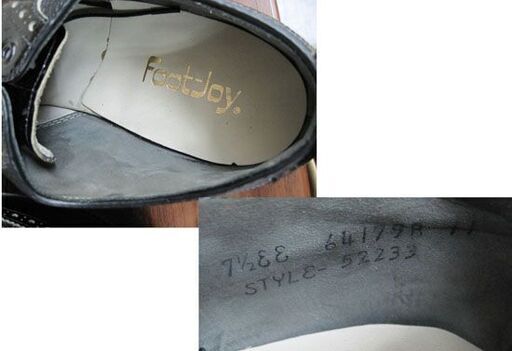 フットジョイ ゴルフシューズ 52233 レトロ classic クラシック FOOTJOY ブラック レザー グッドイヤーウェルト製
