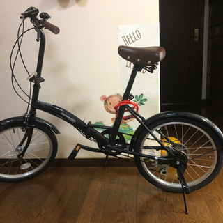 【取引交渉中です】折り畳み自転車　20インチ6段変速　1年未満使用