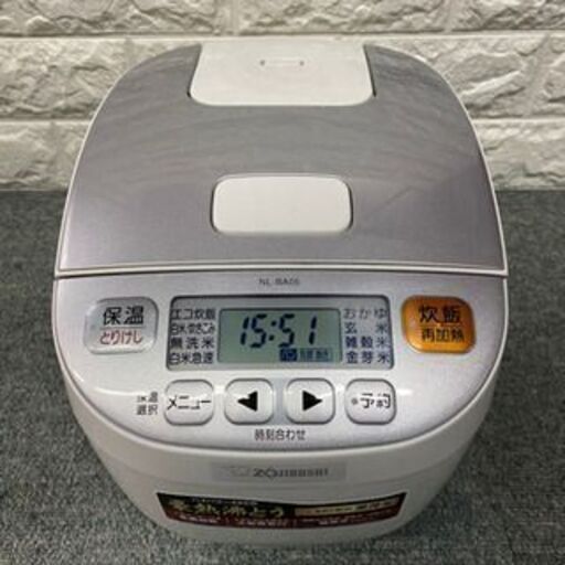 象印 マイコン炊飯ジャー NS-BA05 ホワイト 3合炊き 2016年製　お譲りします