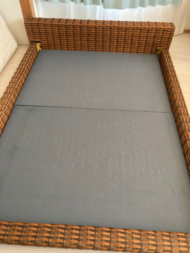 ダブルベッド！アジアン家具！早い方優先！
