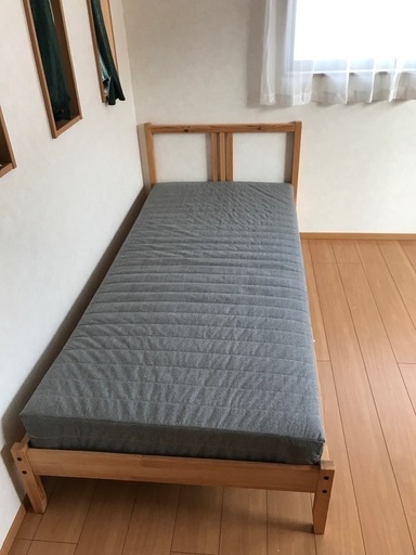 IKEA シングルベット　フレーム＋マットレス