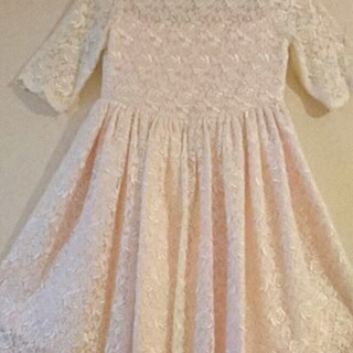 【9〜10歳児用】総レースドレス