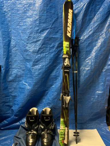 早いもの勝ち。メンズのショートスキー（ブーツケース付き）