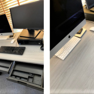 PCデスク（作業・仕事用机）の画像