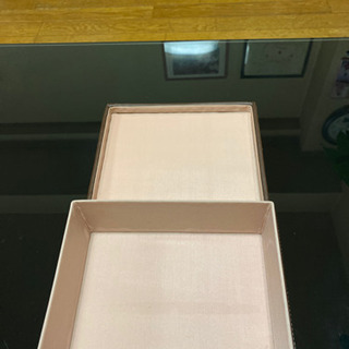 アクセサリーボックス　レザーの画像