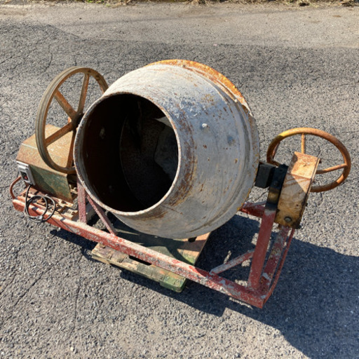 【決定しました】日工 コンクリートミキサー NK-2.5B 電動100V