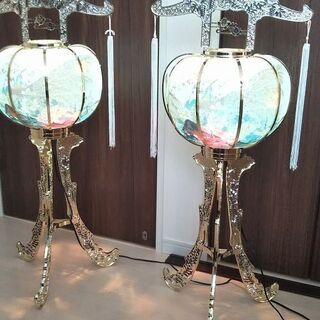 お盆・お彼岸に廻り灯篭セット　値下げしました