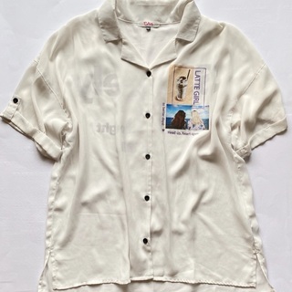 【受け渡し確認中】Pink latte ピンクラテ　プリント　シ...