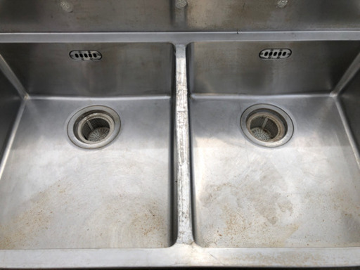 ⭐︎中古品　2層シンク　マルゼン　1300×750×800 厨房機器 ⭐︎