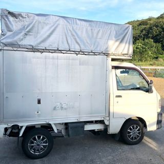 【ありがとうございました❗️】★☆即戦力❗️ハイゼット5速 MT パネルバン 幌 ドラレコ バックモニターあり！引越し リサイクル 配送業 副業に大活躍♪★☆の画像