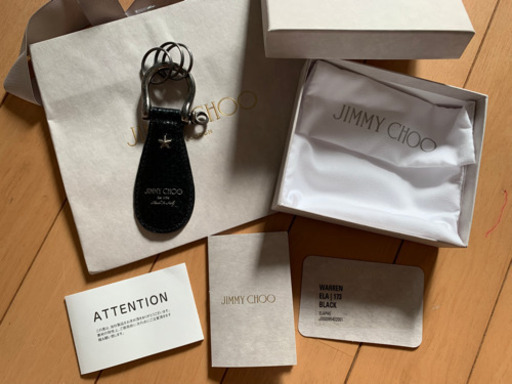 ジミーチュウ JIMMY CHOO レザーキーホルダー