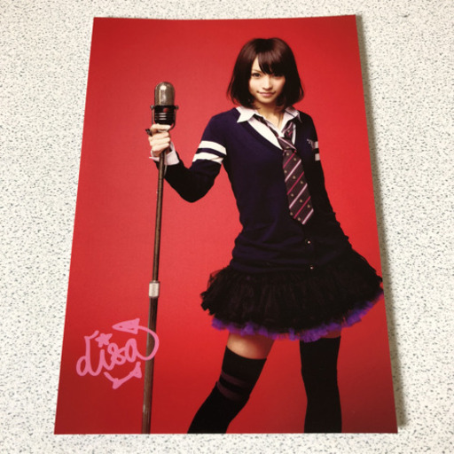 ★【希少:1点もの:歌手:LiSAポストカード②:非売品】★