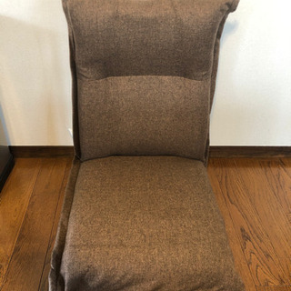 【お引取者さま決定】　ニトリ　ダークブラウン　座椅子の画像