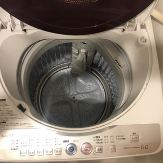 【無料】SHARP ES-GE60K-T 洗濯機の画像
