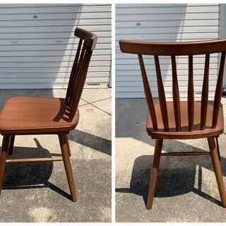 定価4万円 美品！2人掛け用 ダイニングテーブル＆チェア 3点セット 天然木 北欧 モダン おしゃれ 正方形 タンスのゲン 家具 Cの画像