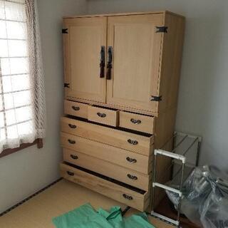値引きし再出品　桐タンス　美品　2分割