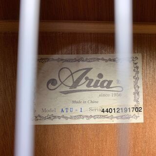 (210727)　ウクレレ　Aria　ケース付き　楽器の画像