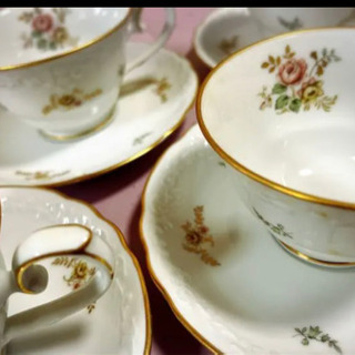 カップ&ソーサー 年代物 Noritake 4個セットの画像