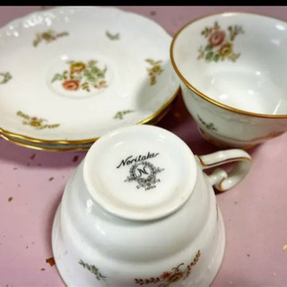 カップ&ソーサー 年代物 Noritake 4個セットの画像