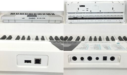 21R414 ジ 6 CASIO 光ナビゲーション・キーボード LK‐516 2019年製 DIGITAL KEYBOARD 中古品