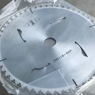 G17★新品！マルノコ用チップソー5枚◇185mm◇52P◇穴径20mm◇両側仕上◇シンセン★の画像