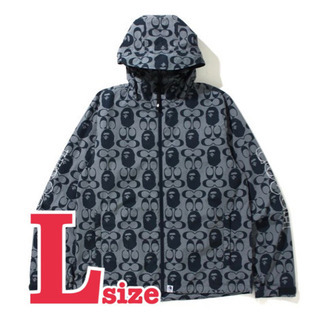 アベイシングエイプ　BAPE × COACH コラボウインドブレ...