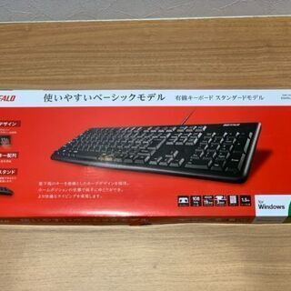 USBキーボード iBUFFALO BSKBU100BK
