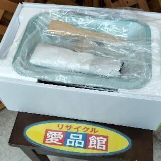 【愛品館江戸川店】イデア：コンパクトホットプレート「BOE021」（ブルーグレー）セラミックコート鍋つきID：133-023552-007の画像