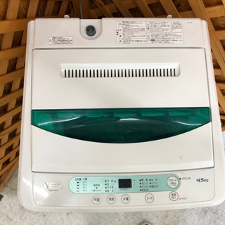 【愛品館江戸川店】「保証有り」YAMADAヤマダ　4.5kg　全自動洗濯機 「YWM-T45G1」 （2019年製）お問い合わせID:142-029483-007　配送可　1,100円～