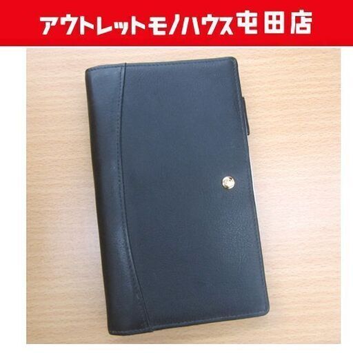 ASHFORD/アシュフォード システム手帳 レザー革 黒 カバー 札幌市北区屯田
