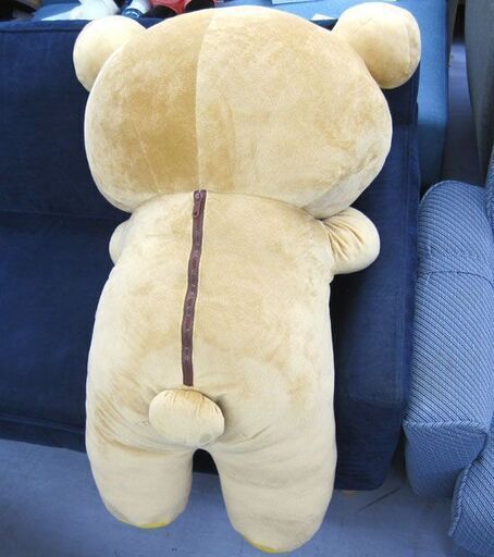 希少 リラックマ ぬいぐるみ 特大 全長約92cm サンエックス×ミスタードーナツ ミスド 非売品 Wチャンス 抽選品 札幌市手稲区
