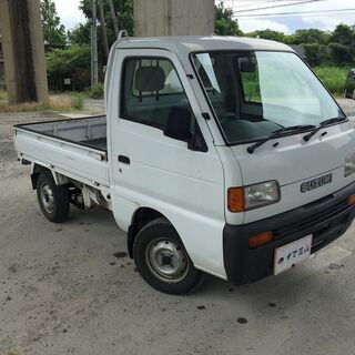 【コミコミ価格】軽自動車　軽トラ　H9年式　スズキ　キャリートラック　車検令和3年9月23日　走行3万キロ台　４WD　8803の画像