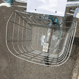 自転車✨女の子向け✨24インチ　水色✨鍵ありタイプ✨中古品✨防犯登録できます♪の画像