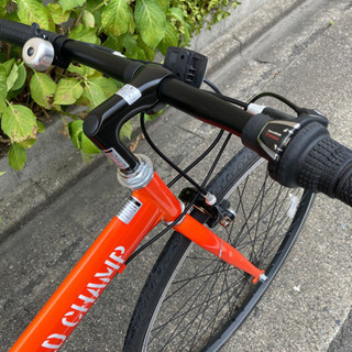 700×28C 折りたたみクロスバイク【6段変速】オレンジ