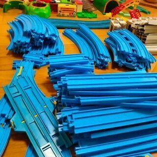 プラレール　汚れ　破損　欠品ありの画像