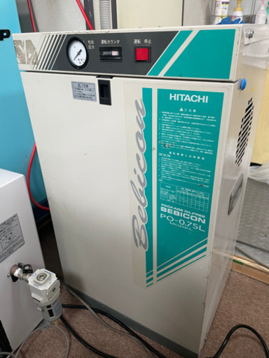 1馬力コンプレッサー2台とエアードライヤー