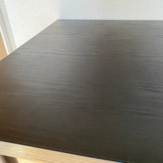 【譲ります】組み合わせ自在フリーデスク　ブラック天板の画像