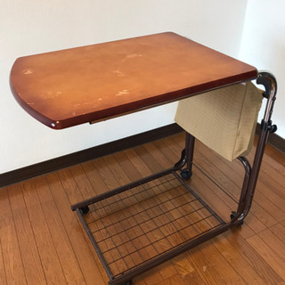 ニューマルチサイドテーブル　ゴトウ　布ポケット付　キャスター　高...