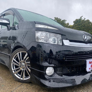 【支払い総額29.8万円】車検令和4年12月 VOXY Tチェーン ダウンサス 社外アルミ Bカメラ スマートキー 片側PWスラ 乗って帰れる！の画像