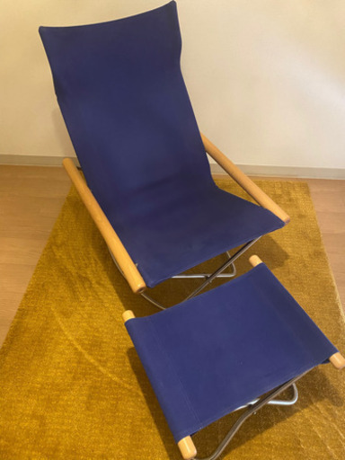 ニーチェア　ロッキング　オットマン付き