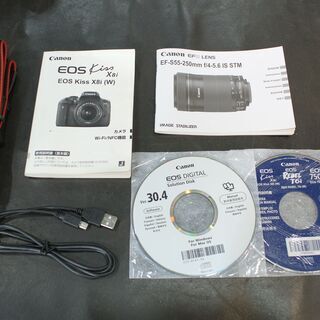 商談中Canon キャノン デジタル一眼レフカメラ ダブルズームキット EOS KISS X8i【愛品倶楽部柏店】の画像